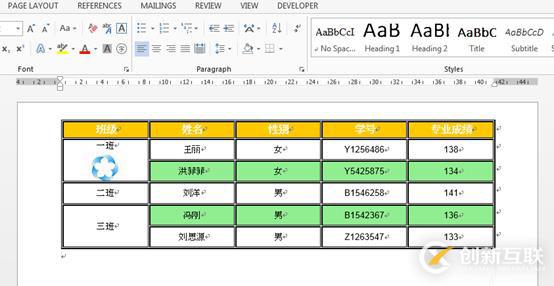 Java 在Word中添加表格、嵌套表格