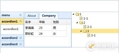 如何使用EasyUI Layout組件