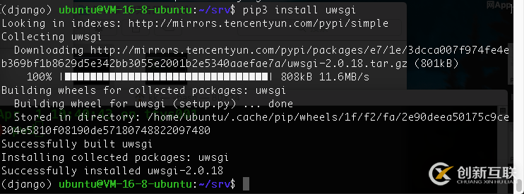 PythonWeb項(xiàng)目Django如何部署在Ubuntu18.04中