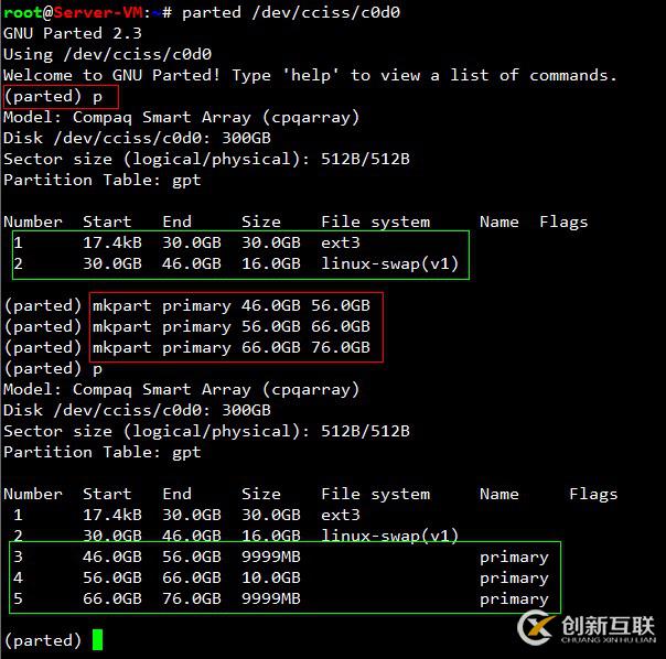 怎么在Linux系統(tǒng)下用parted命令管理GPT分區(qū)