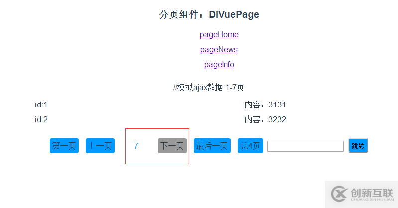 Vue.js分頁組件如何實現(xiàn)diVuePagination