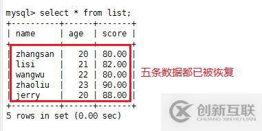 mysql增量備份斷點恢復(fù)