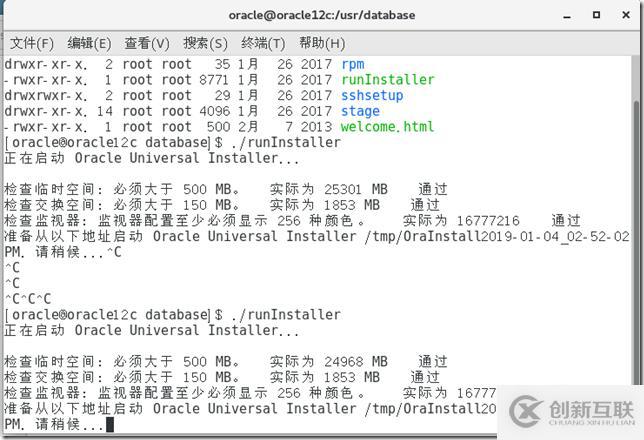 oracle 12c 安裝 手冊