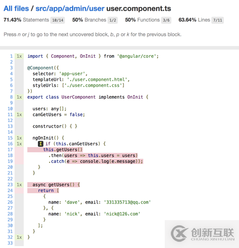 怎么在Angular CLI中進(jìn)行單元測(cè)試