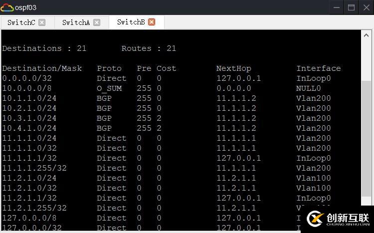 配置OSPF發(fā)布聚合路由