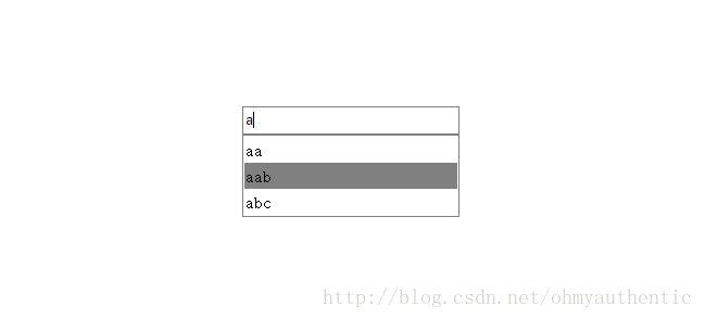 JavaScript組件開發(fā)之輸入框加候選框的示例分析