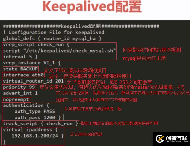 高可用keepalived實例