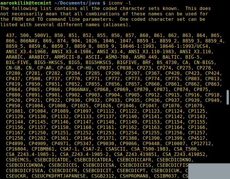 Linux 下如何將使用各種字符編碼的文件轉(zhuǎn)化為UTF-8編碼