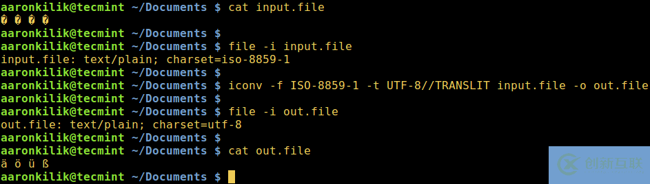 Linux 下如何將使用各種字符編碼的文件轉(zhuǎn)化為UTF-8編碼