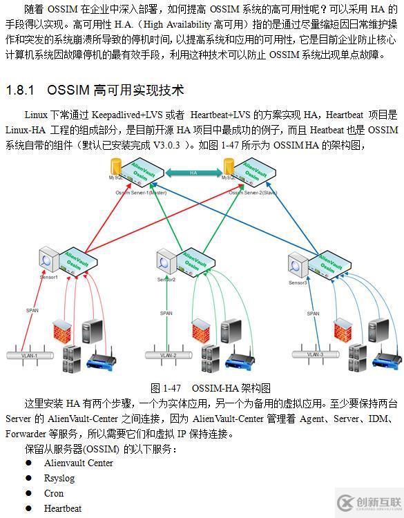 OSSIM 高可用架構(gòu)