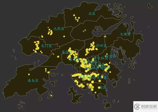 Python怎么實(shí)現(xiàn)香港地圖、房?jī)r(jià)可視化和繪制氣泡圖