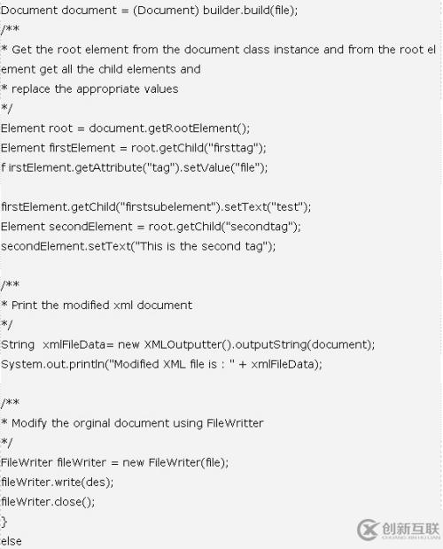怎么用JDOM完成Java更新XML文件