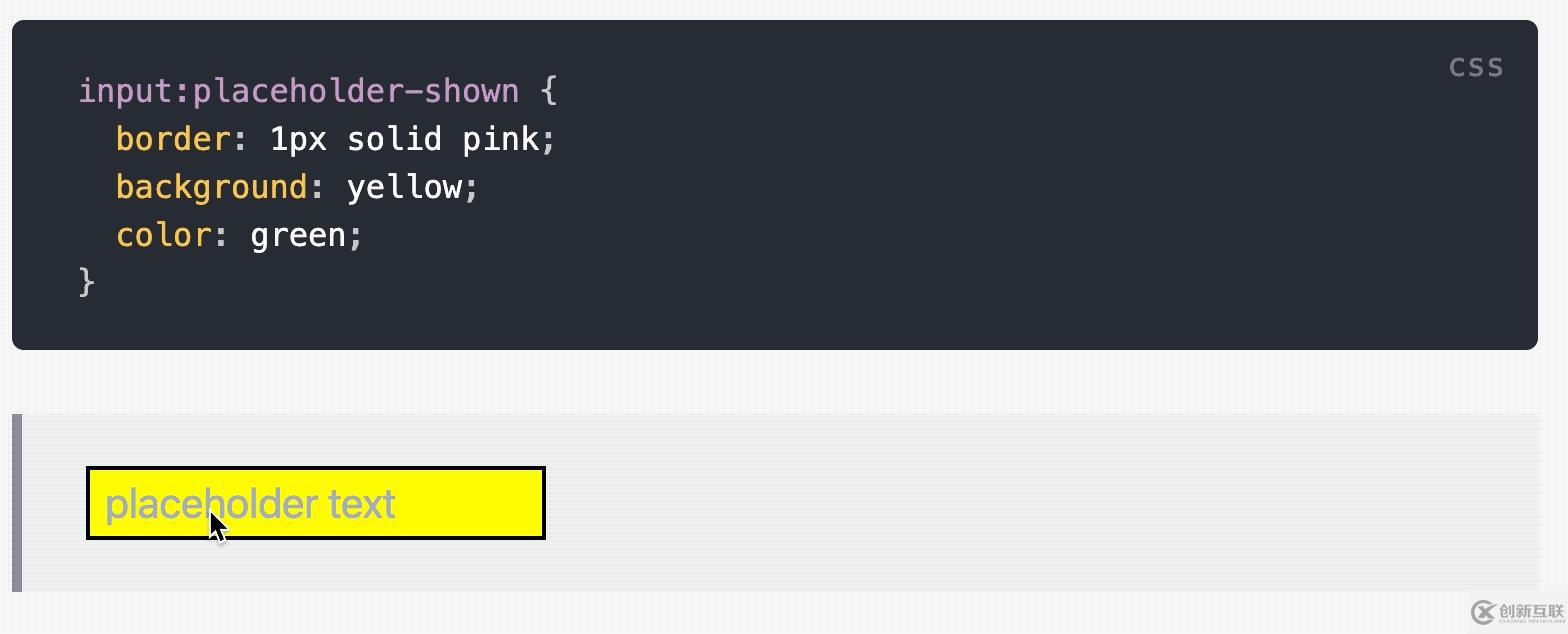 CSS中placeholder-shown的工作原理及應(yīng)用