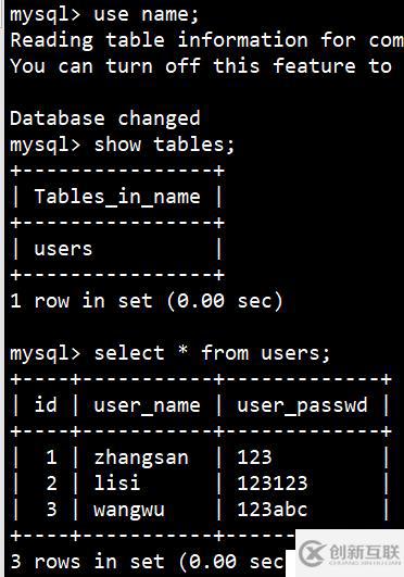 MySQL日常命令