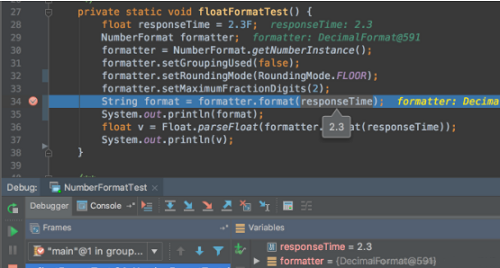 Java中NumberFormat格式化float類型bug的示例分析