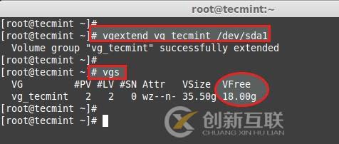 在Linux怎么擴增卷組、邏輯卷以及縮減邏輯卷LVM