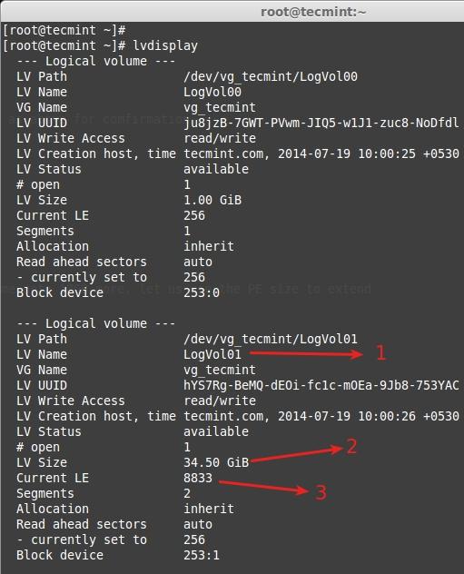 在Linux怎么擴增卷組、邏輯卷以及縮減邏輯卷LVM