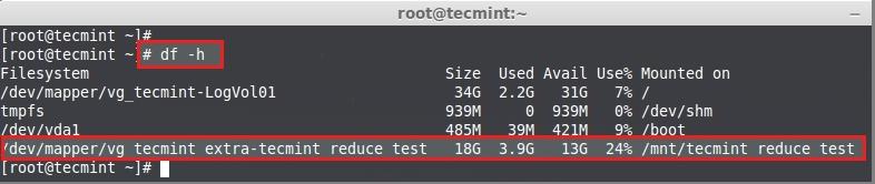 在Linux怎么擴增卷組、邏輯卷以及縮減邏輯卷LVM