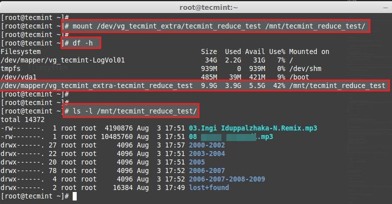 在Linux怎么擴增卷組、邏輯卷以及縮減邏輯卷LVM