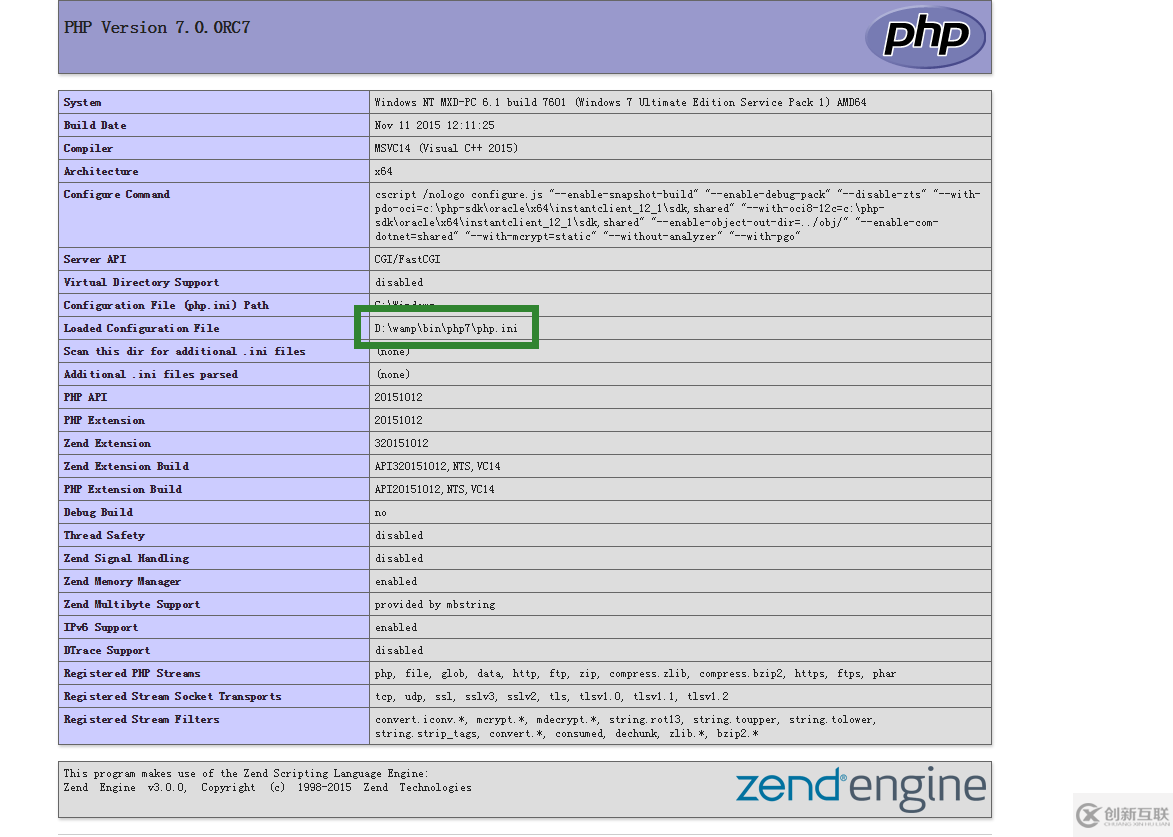 如何在win7X64懟個php7