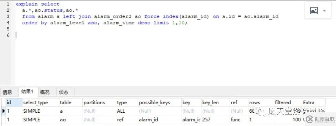 如何解決mysql left join 查詢不走索引的問題