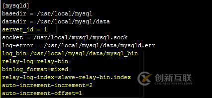 mysql主主復制及keepalived高可用群集