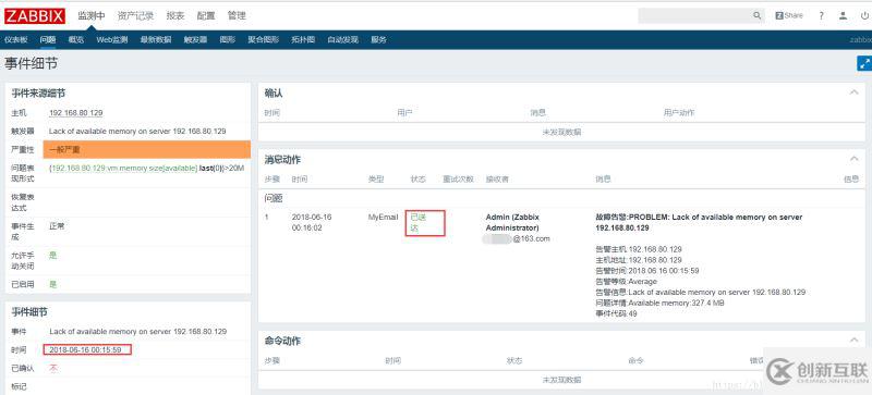 Centos7中Zabbix3.4郵件告警配置的示例分析