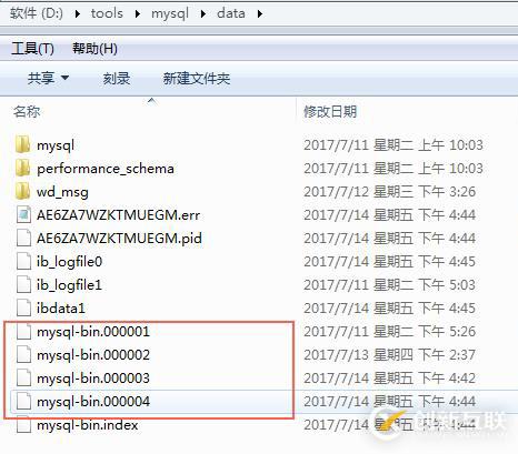 MYSQL日志與備份還原的示例分析