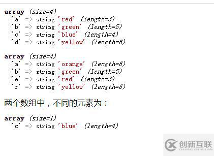 php如何進(jìn)行數(shù)組對比獲取不一樣的元素