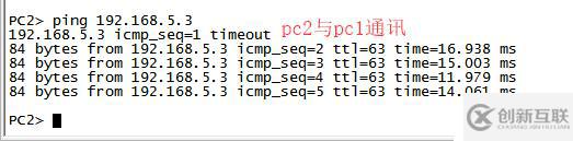 小型實驗組合（VLAN+Trunk鏈路+三層交換）