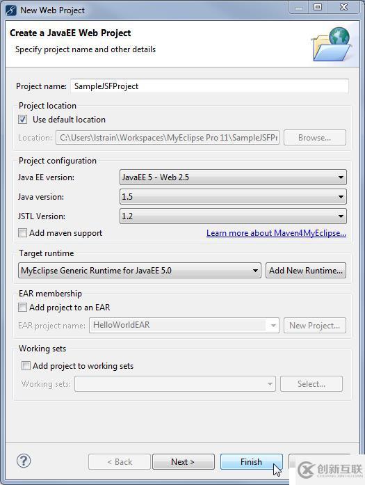 MyEclipse開發(fā)Java EE應(yīng)用教程：使用Visual JSF編輯器設(shè)計(jì)JSP