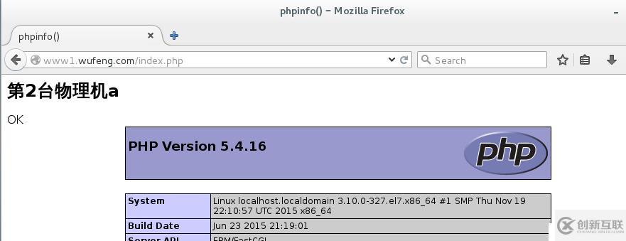 三臺centos7主機(jī)分別部署httpd，php-fpm，mariadb