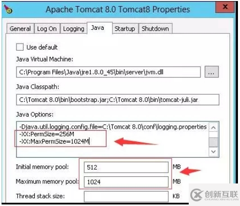 Tomcat內(nèi)存配置的方法是什么