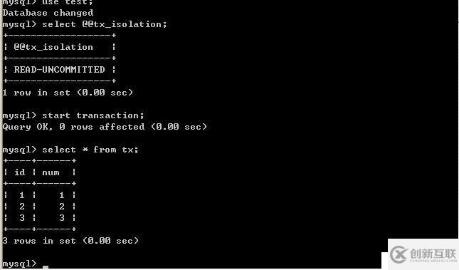 Linux命令：MySQL系列之九--MySQL隔離級別及設置