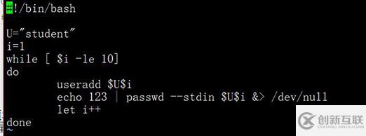 shell腳本--------while循環(huán)語句