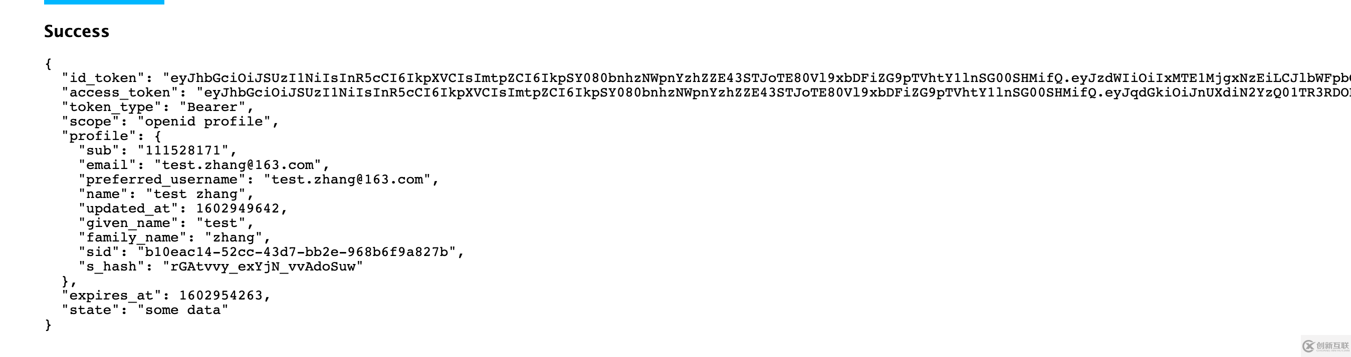 如何在onelogin中使用OpenId Connect Implicit Flow