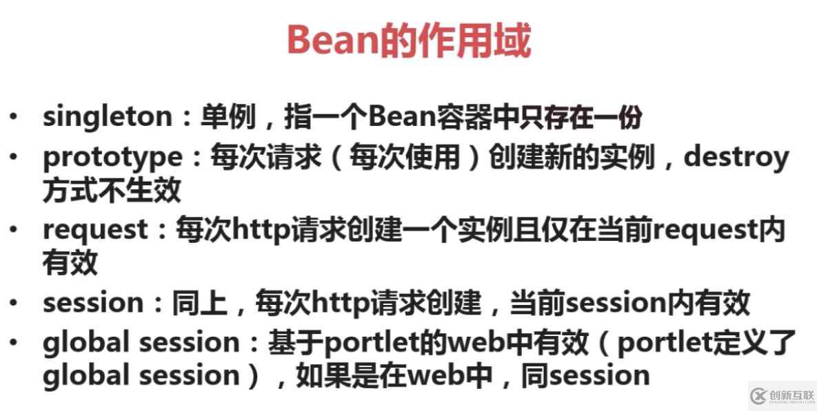 SPRING FRAMEWORK BEAN作用域和生命周期原理解析