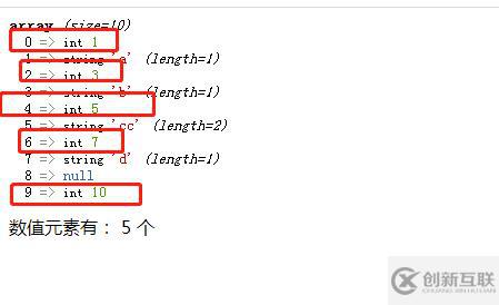 php如何檢查一個數(shù)組有幾個數(shù)值