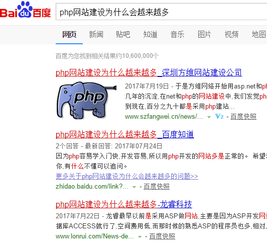 php網站建設為什么越來越多 